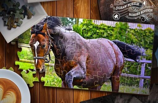 jigsaw puzzle horses edition