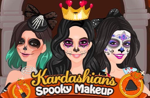 kardashians spooky makeup