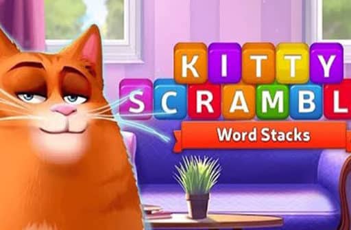 kitty scramble stack word