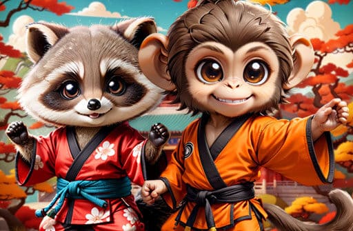 kung fu little animals