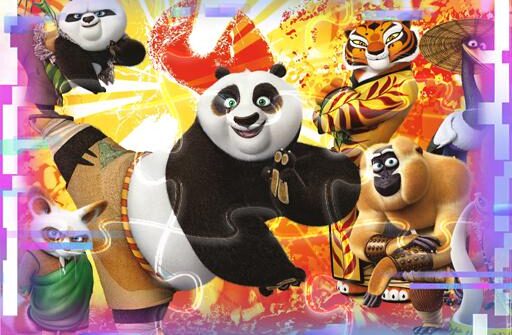 kungfu panda match3 puzzle