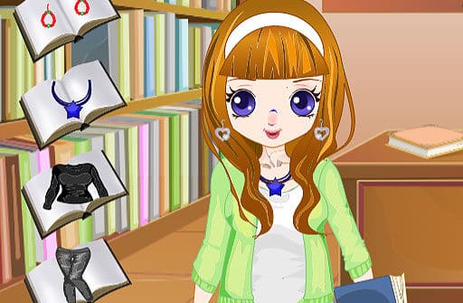 library girl dressup