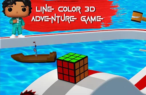 line color 3d squid game color adventure