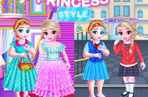 little girls school vs princessstyle