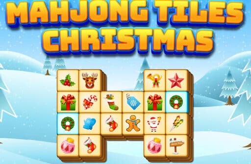 mahjong tiles christmas