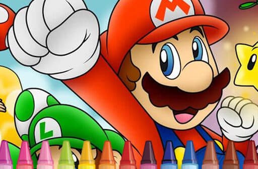 mario coloring