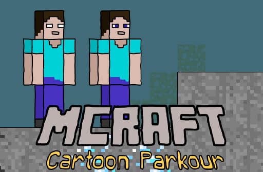 mcraft cartoon parkour