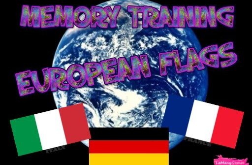 memory training european flags