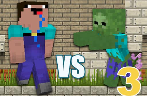 minecraft noob vs zombies 3