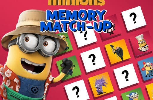 minions memory match up