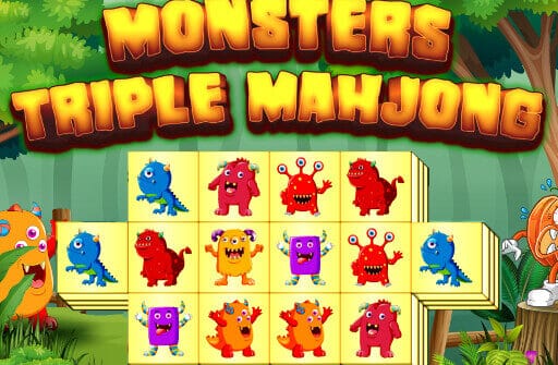 monsters triple mahjong