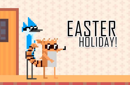 mordecai and rigby easter holiday