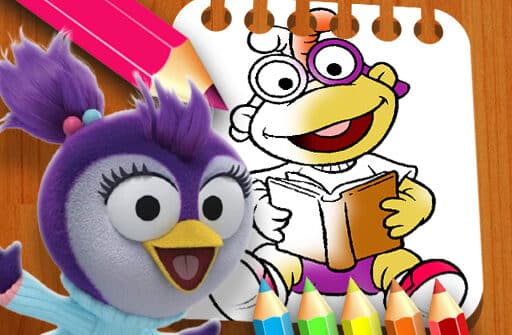 muppet babies coloring book