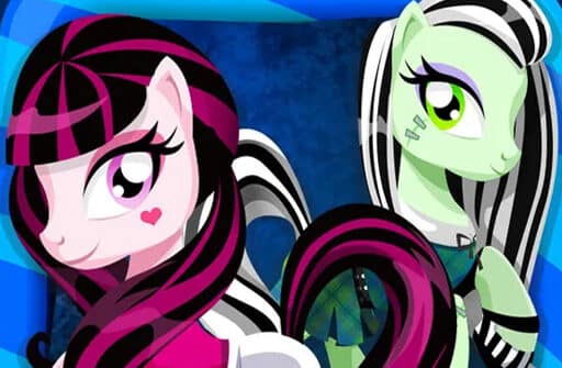 my monster high pony girls