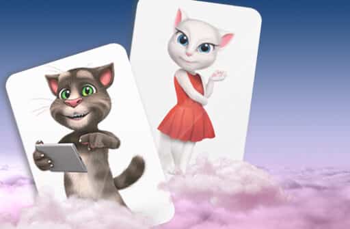 my talking tom card match