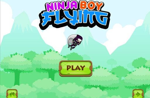 ninja flying boy