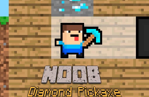 noob diamond pickaxe