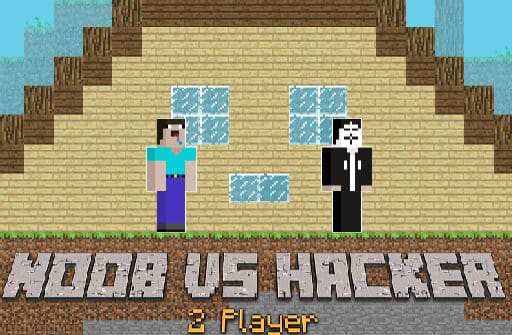 noob vs hacker 2 player