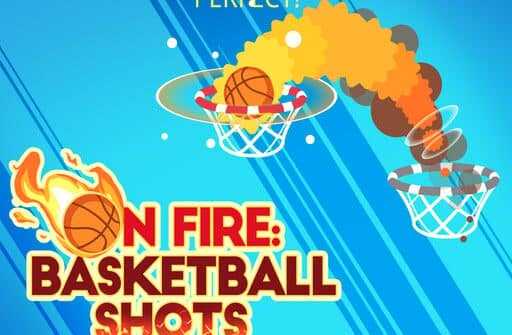 on fire basketball shots