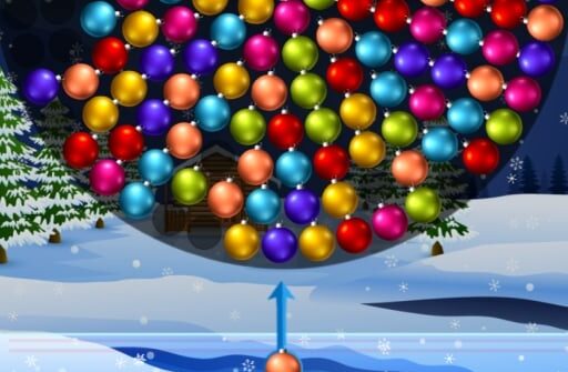 orbiting xmas balls