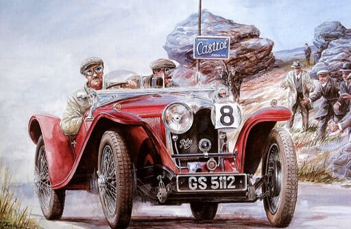 painting vintage cars jigsaw puzzle 2