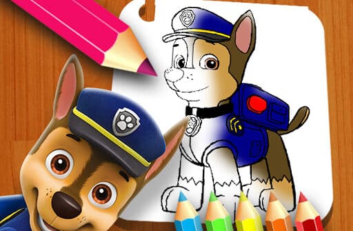 paw patrol coloring book html5