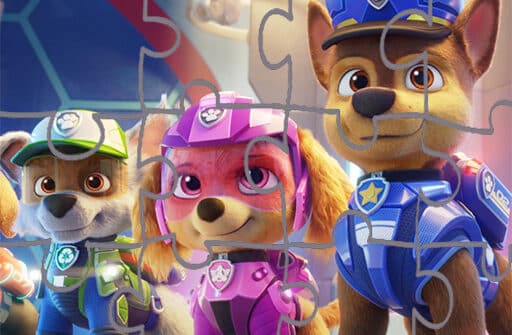 paw patrol jigsaw game