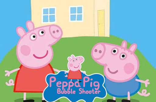 peppa pig bubble shooter