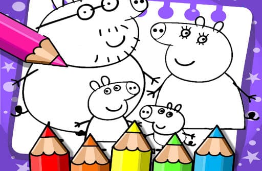 peppa pig coloring book