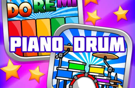 piano and drum for kids