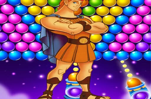 play hercules bubble shooter games