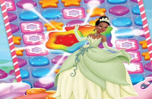 play tiana sweet matching game