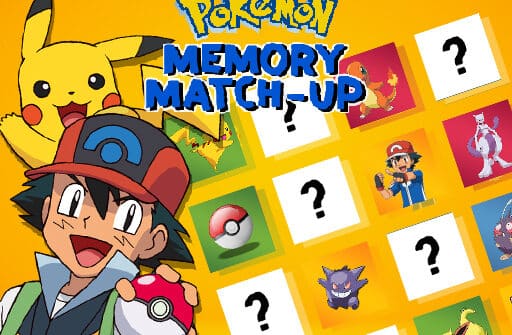 pokemon memory match up