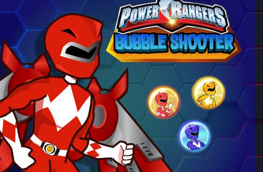 power rangers bubble shoot puzzle