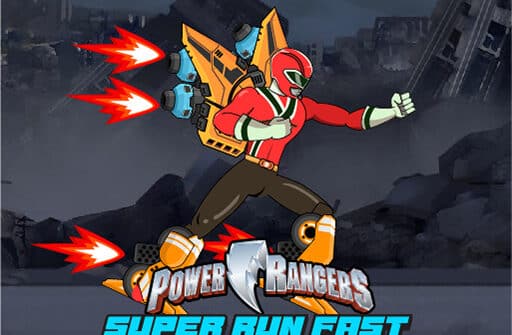 power rangers run fast escape zombies