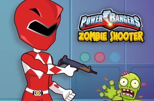 power rangers shoot zombies