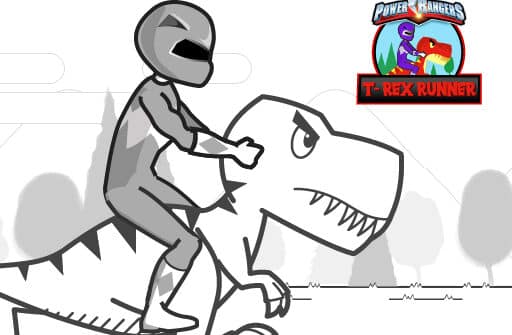 power rangers t rex runner