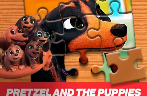 pretzel and the puppies jigsaw puzzle