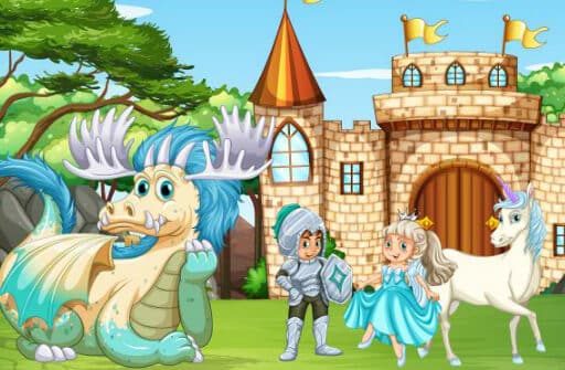 princess and dragon