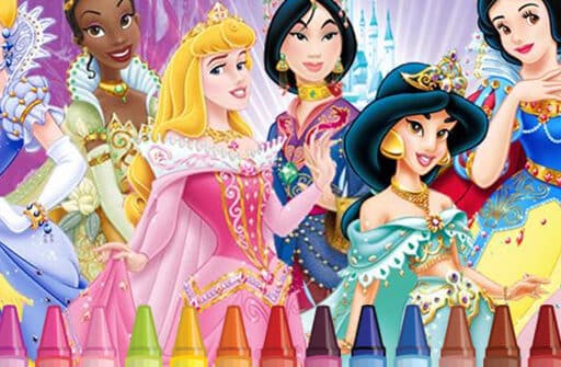 princess coloring