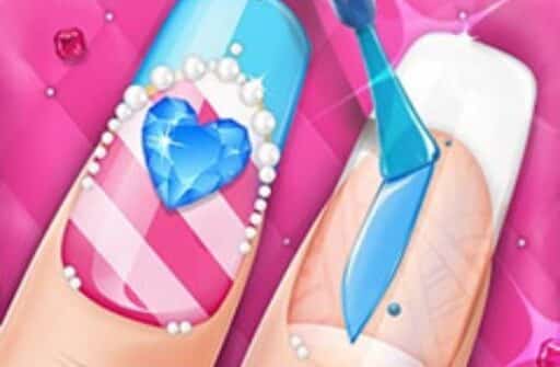 princess nail salon manicure game