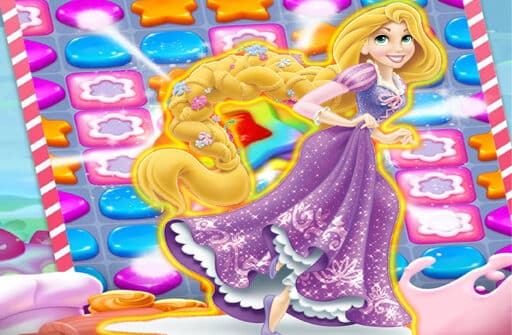 princess rapunzel puzzles match3 games online