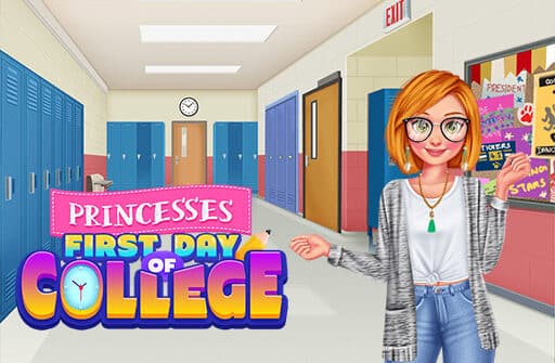 princesses first days of college