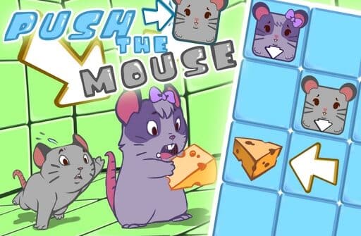 push the mouse