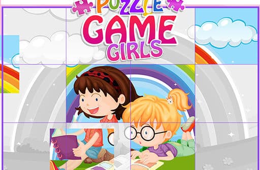 puzzle game girls cartoon