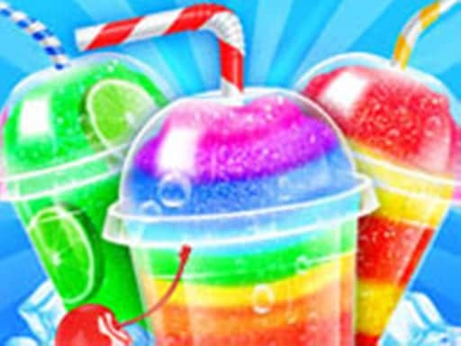 rainbow frozen slushy truck summer desserts