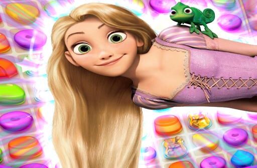 rapunzel tangled match 3 puzzle