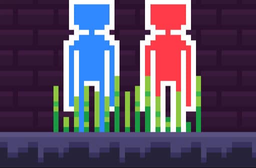 red stickman and blue stickman