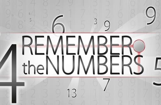 remember the numbers