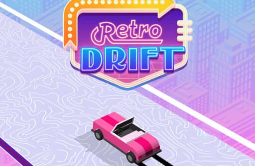 retro car drift